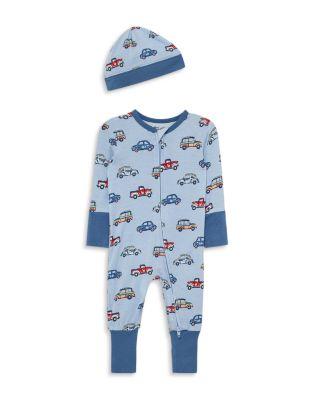 Boys' Colorful Cars Coverall and Hat - Baby by LITTLE ME