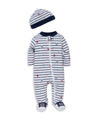 Boys' Sports Star Footie & Hat Set - Baby by LITTLE ME