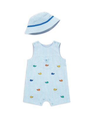 Boys' Whales Sunsuit & Hat - Baby by LITTLE ME