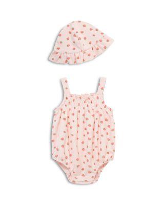 Girls' Berries Bubble Bodysuit & Hat Set - Baby by LITTLE ME