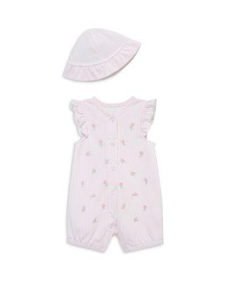 Girls' Picnic Romper & Hat Set - Baby by LITTLE ME Girls' Picnic Romper & Hat Set - Baby by LITTLE ME