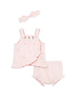 Girls' Tulip Sunsuit & Headband Set - Baby by LITTLE ME