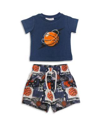 Boys' Basketball Tee & Mesh Shorts Set - Baby by LITTLE MISH