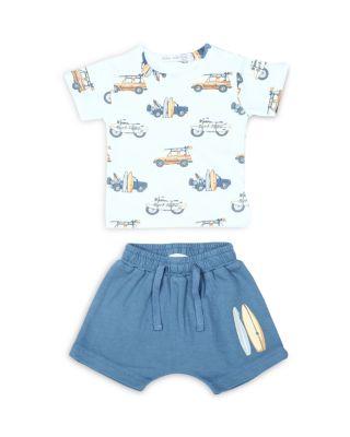 Boys' Surf Tee & French Terry Shorts Set - Baby by LITTLE MISH Boys' Surf Tee & French Terry Shorts Set - Baby by LITTLE MISH