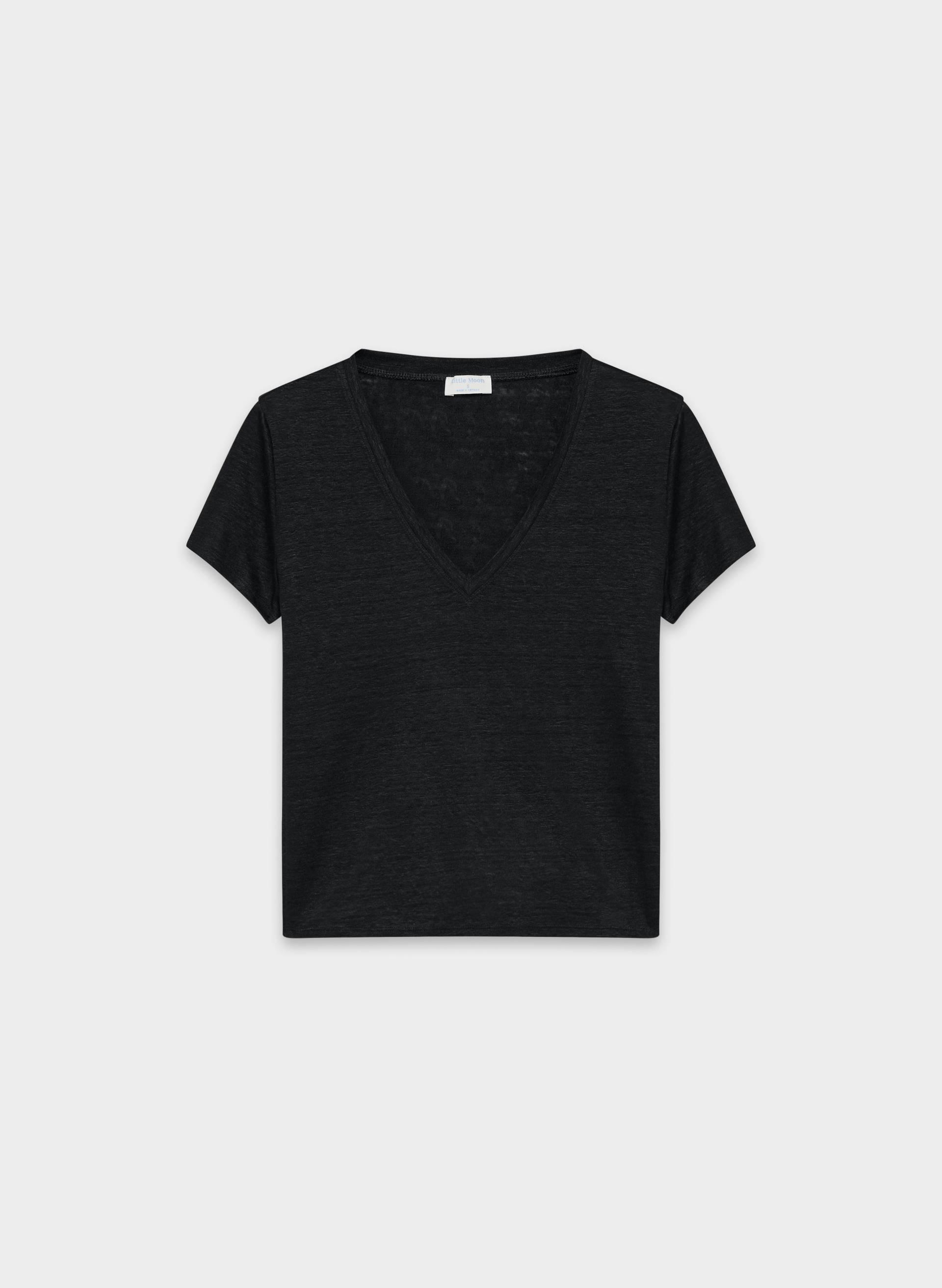 LOOM LINEN ANTIBES T-SHIRT by LITTLE MOON