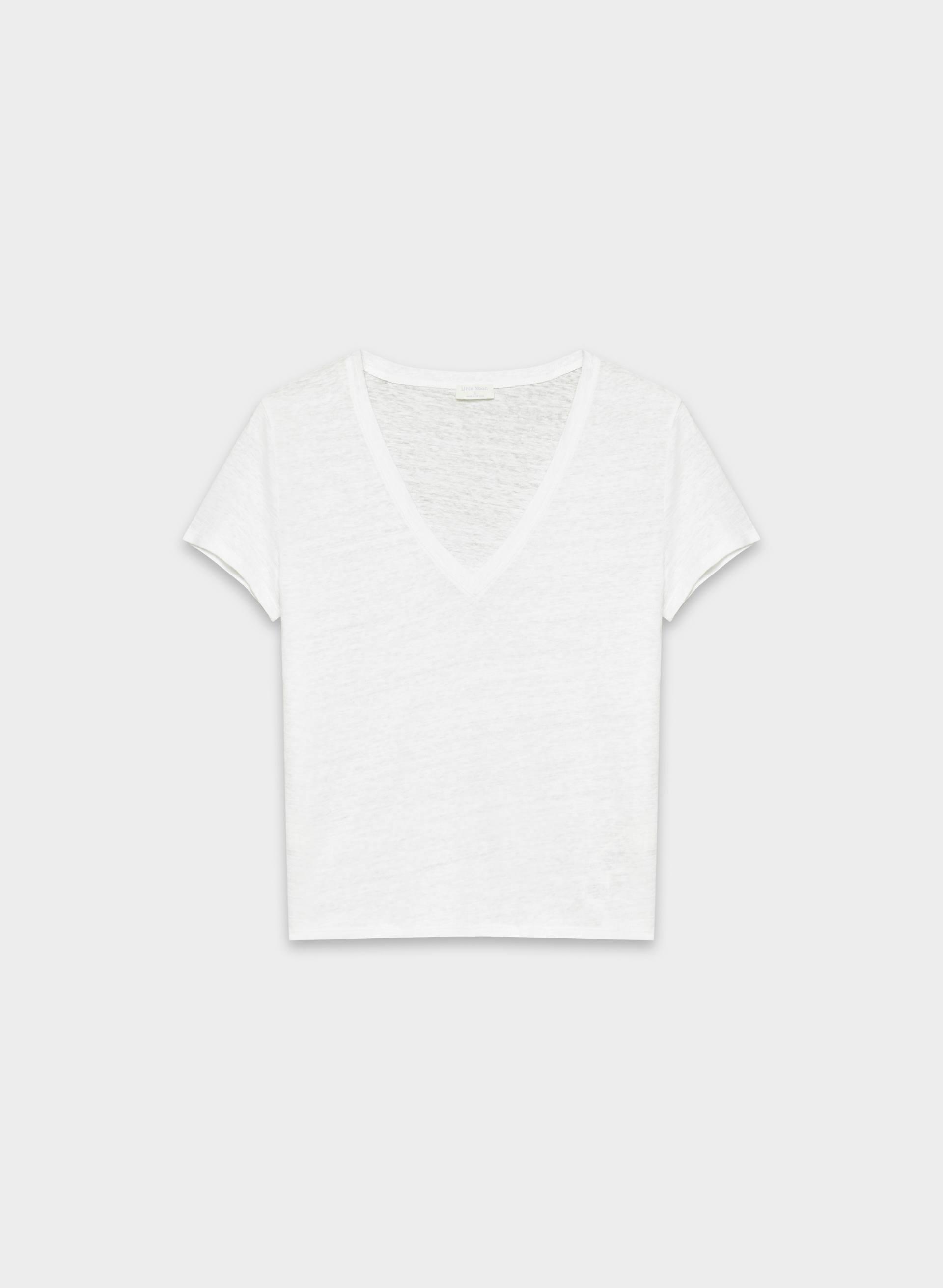 LOOM LINEN ANTIBES T-SHIRT by LITTLE MOON
