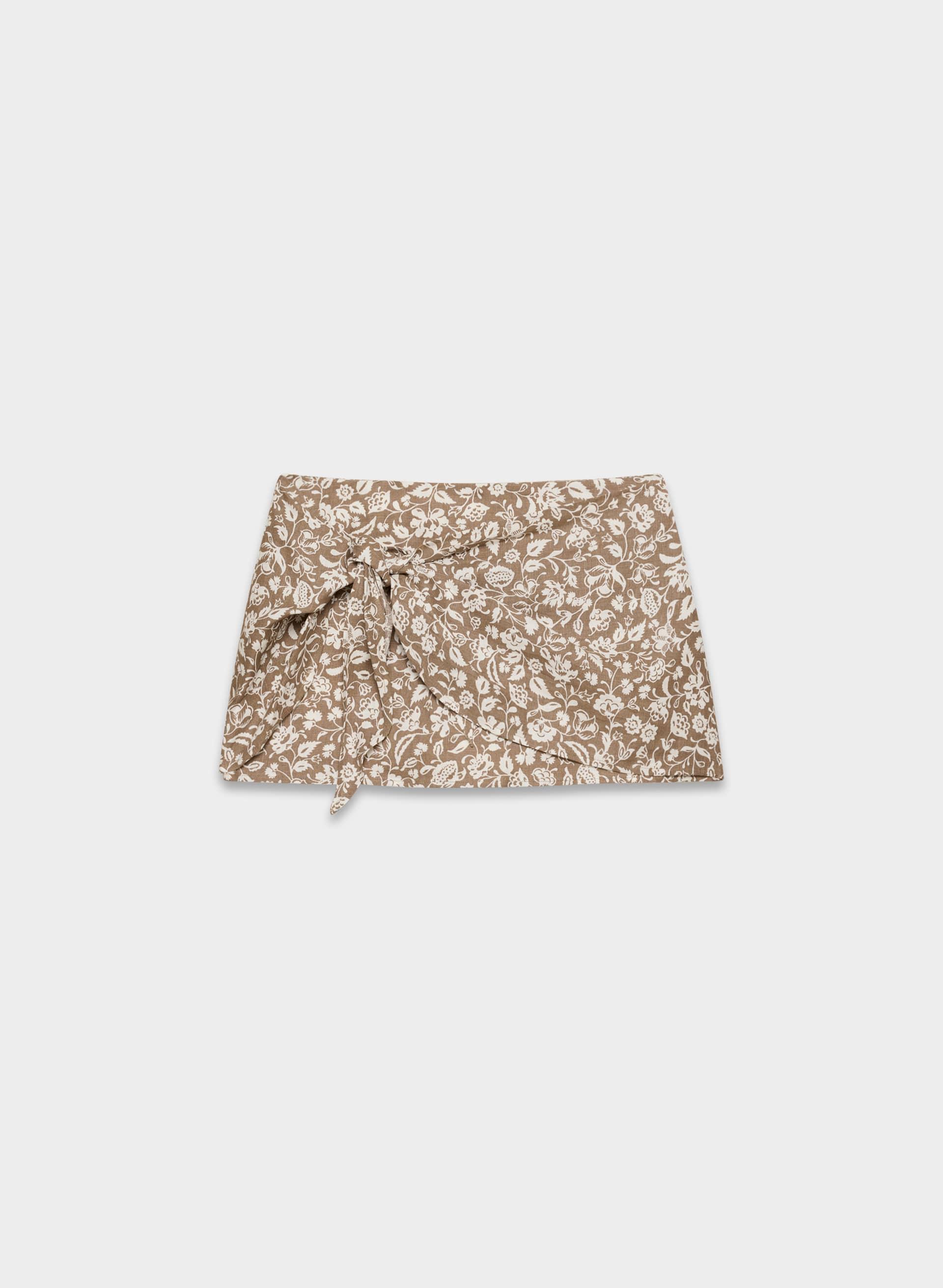 PALMSHADE LINEN SKIRT by LITTLE MOON