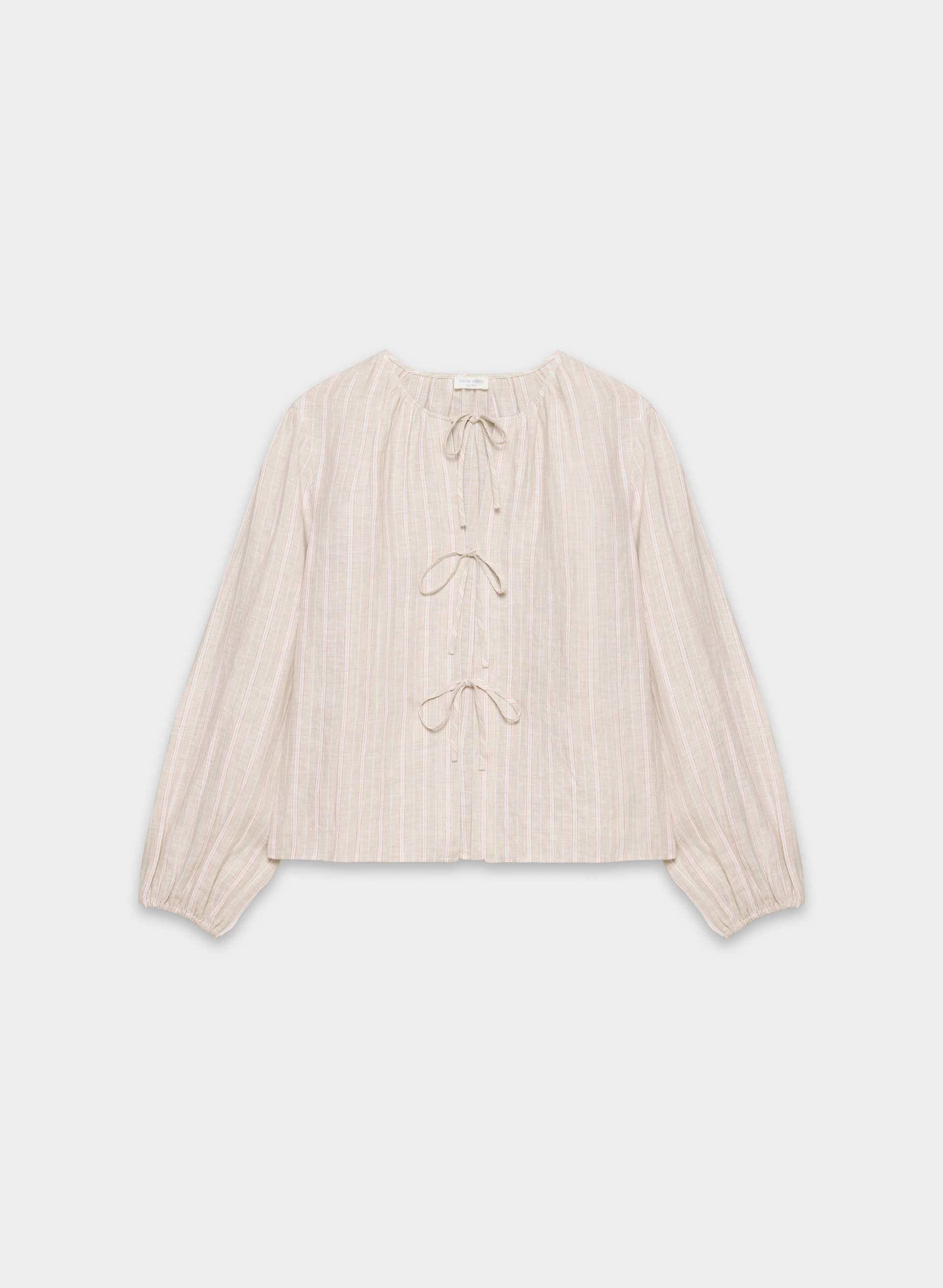 TYBEE LINEN BLOUSE by LITTLE MOON