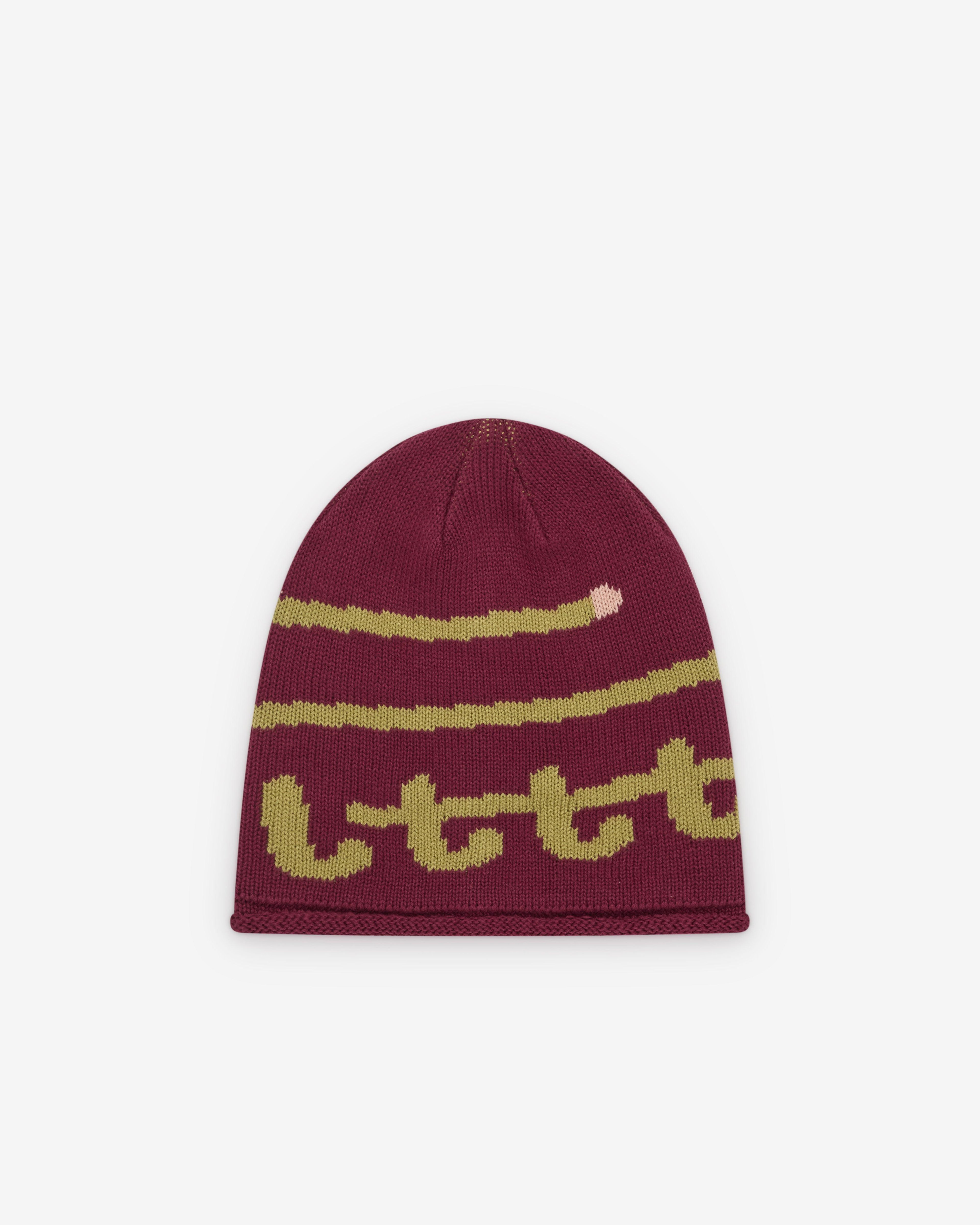 Little Tokyo Table Tennis - Men's Knit Swirl Beanie - (Gold) by LITTLE TOKYO TABLE TENNIS
