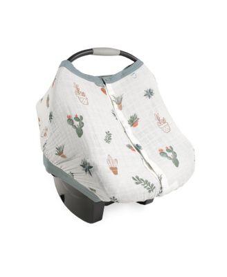 Unisex Cotton Muslin Car Seat Canopy - Baby by LITTLE UNICORN