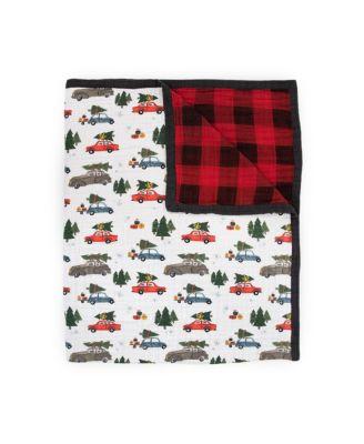 Unisex Cotton Muslin Quilted Throw - Baby by LITTLE UNICORN