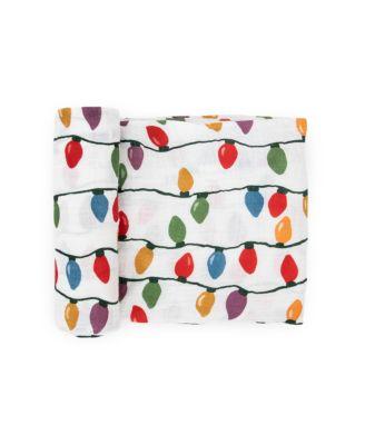 Unisex Cotton Muslin Swaddle Single Blanket by LITTLE UNICORN
