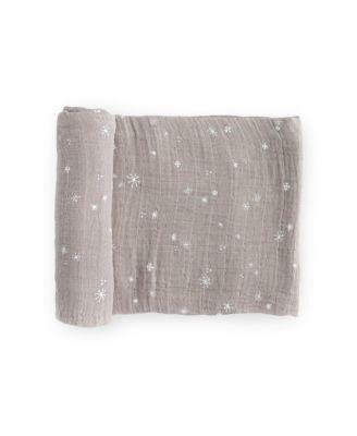 Unisex Cotton Muslin Swaddle Single Blanket by LITTLE UNICORN