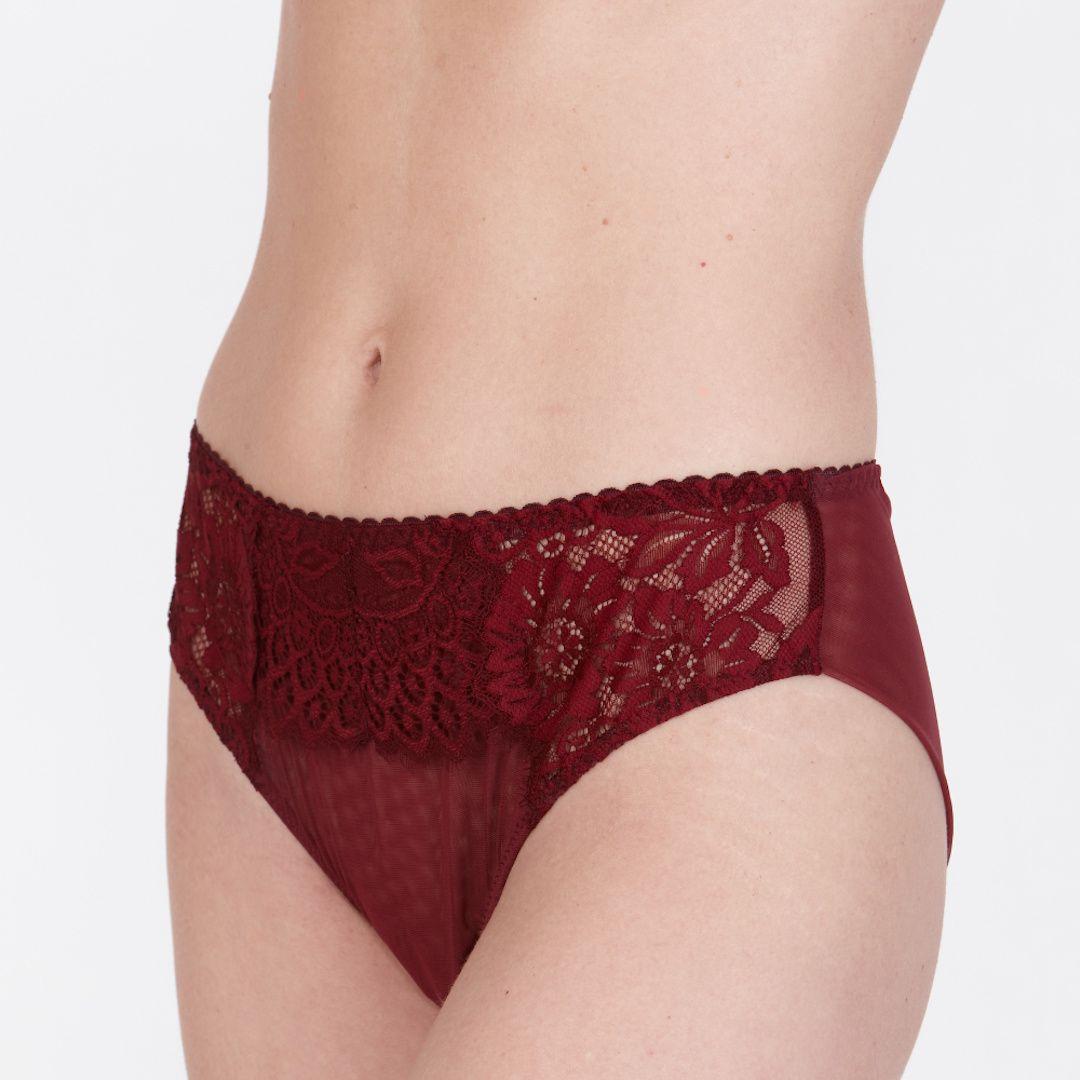 'Burgundy Beauty' Brief by LITTLE WOMEN