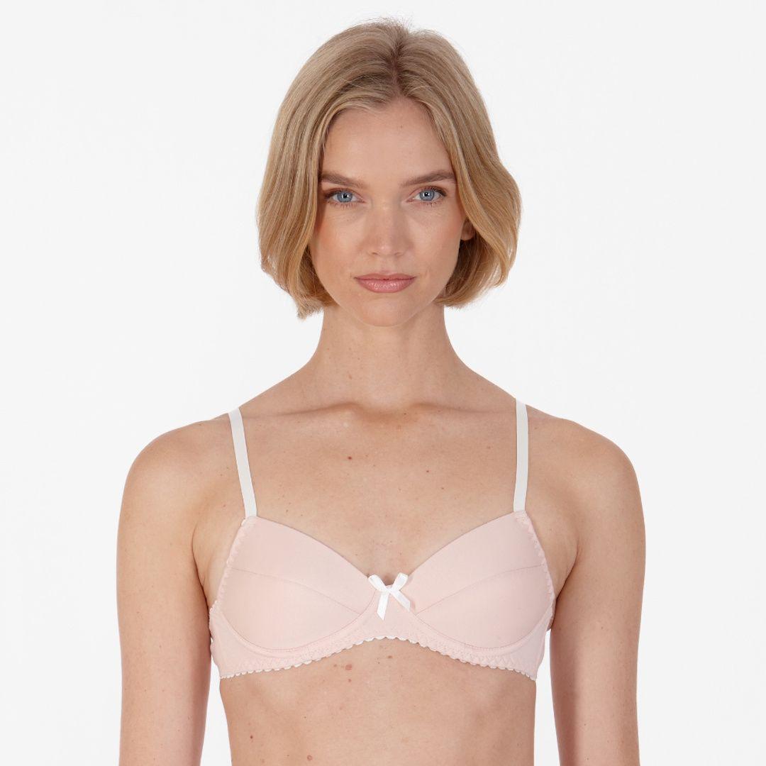 'KIKI' Cotton Non-Wired T-Shirt Small Cup Bra by LITTLE WOMEN