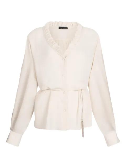 Better ruffled georgette shirt by LIU JO