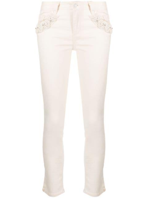 Bottom Up embellished skinny jeans by LIU JO