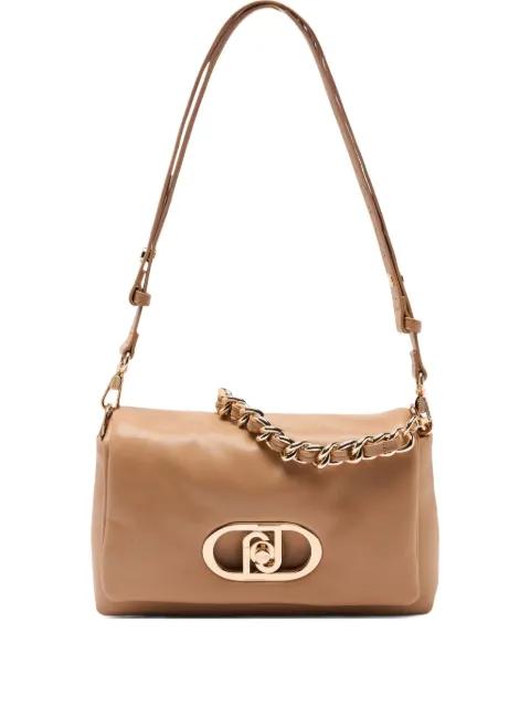 LaPuffy  medium braided chain logo crossbody bag by LIU JO