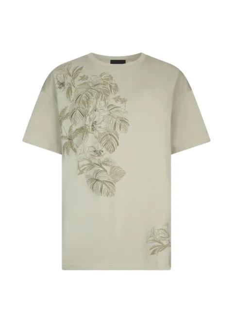 T-shirt with print and embroidery by LIU JO