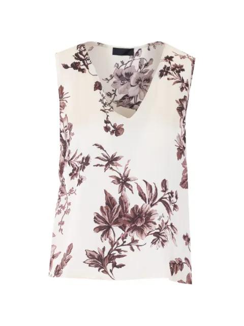 V-neck floral-print top by LIU JO