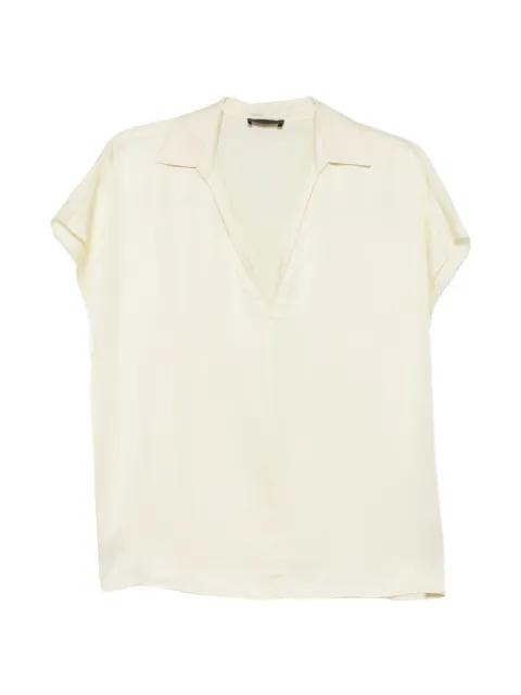 V-neck short-sleeve blouse by LIU JO