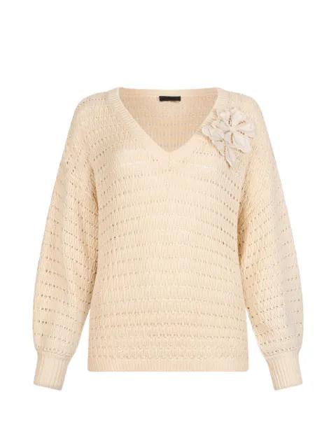 V-neck sweater by LIU JO