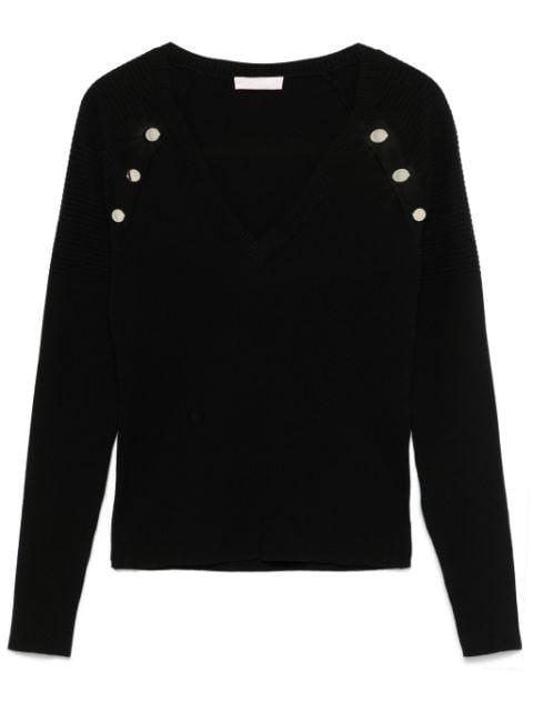 V-neck sweater by LIU JO