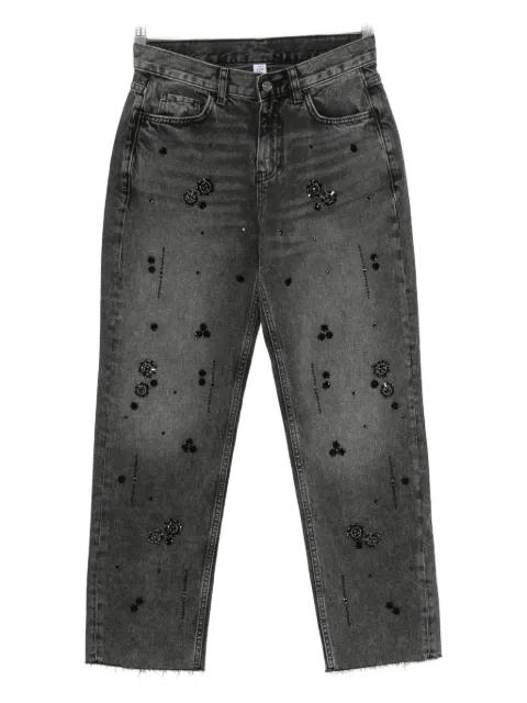 bead-embellished jeans by LIU JO