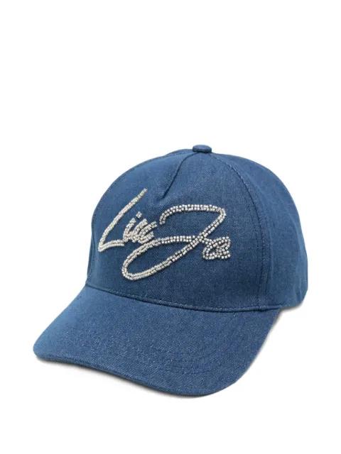 bead-embellished logo baseball cap by LIU JO