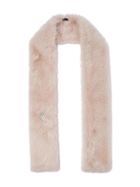 bejewelled stole by LIU JO