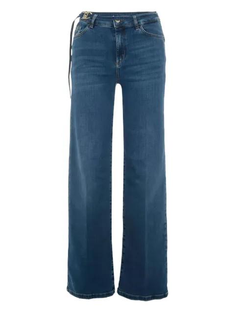 belt-detail jeans by LIU JO