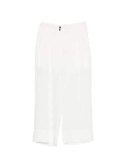 belt-loop button trousers by LIU JO