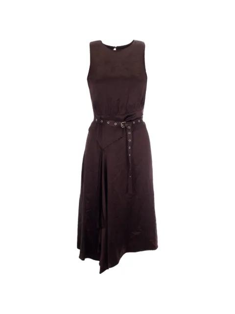 belted asymmetric dress by LIU JO