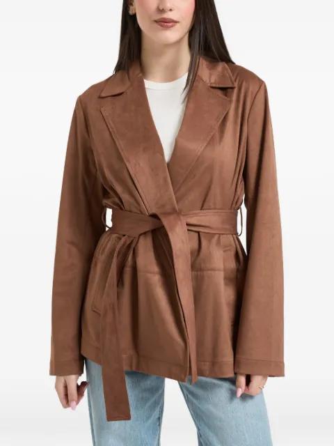 belted jacket by LIU JO