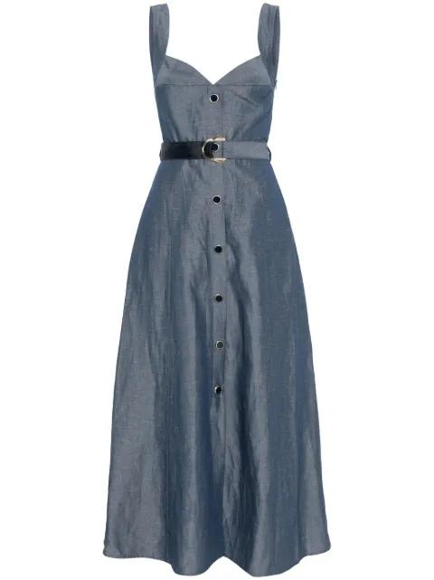 belted maxi dress by LIU JO