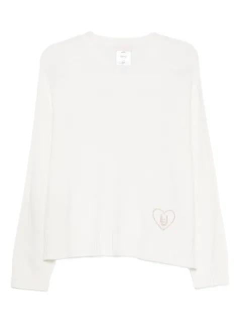 boat-neck sweater by LIU JO