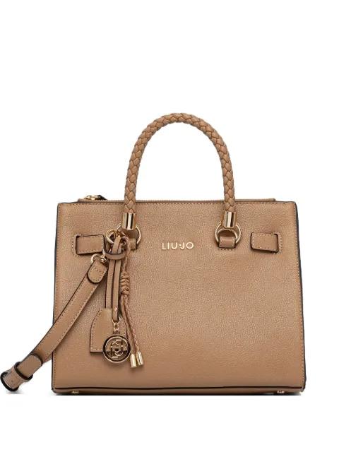 braided handle tote bag by LIU JO