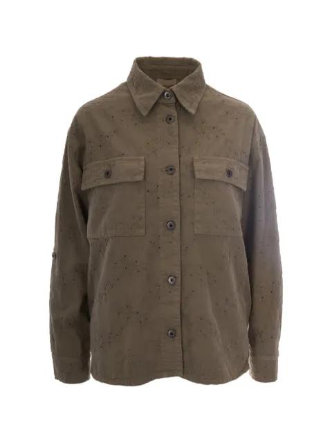 broderie-anglaise shirt by LIU JO