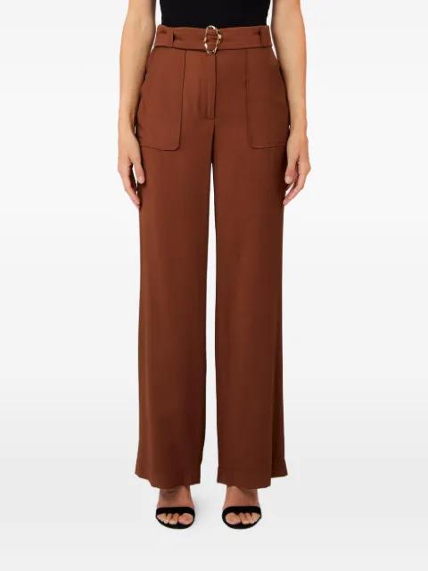 buckle belt trousers by LIU JO