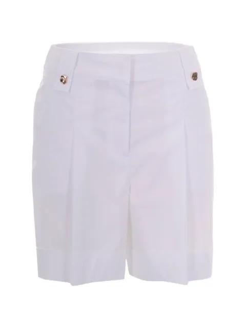 button-detail pleated shorts by LIU JO