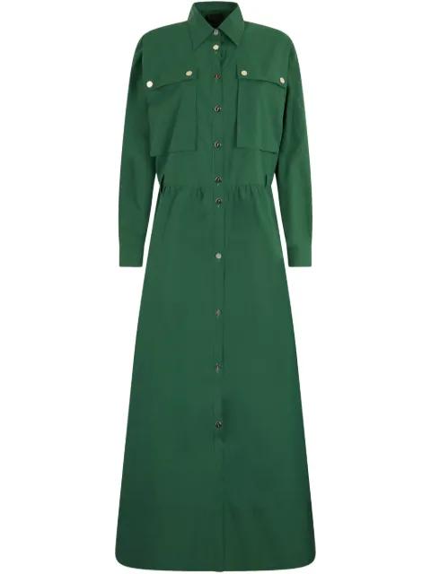 button-front utility dress by LIU JO