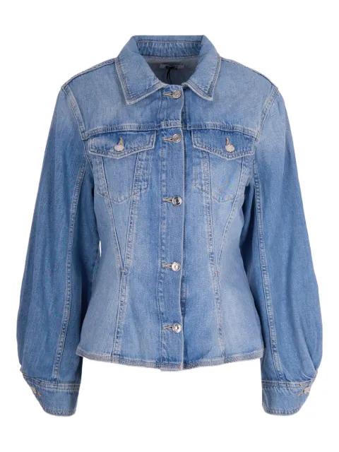 button puff-sleeve jacket by LIU JO
