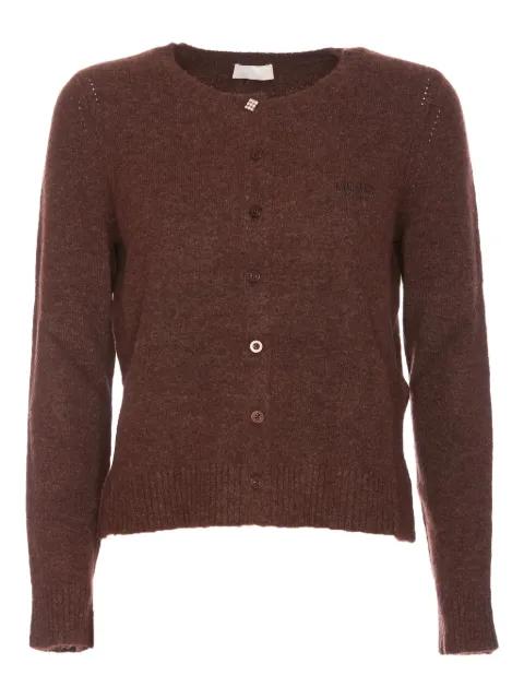 button-up cardigan by LIU JO