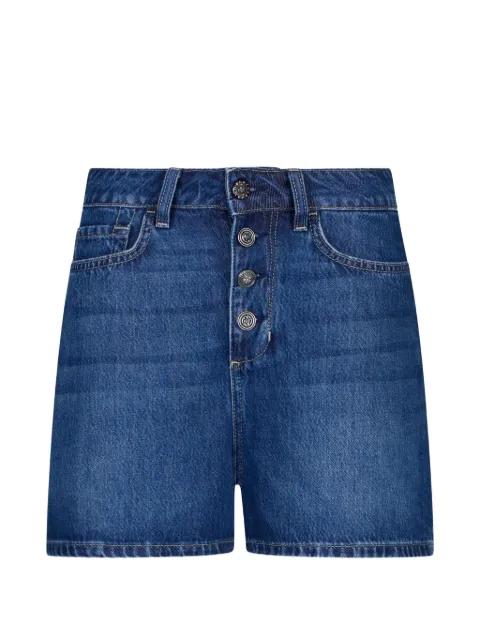 buttoned cotton shorts by LIU JO
