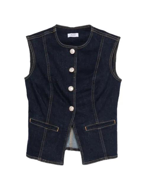 buttoned gilet by LIU JO