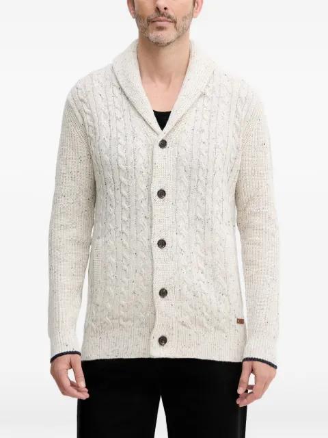 cable-knit cardigan by LIU JO