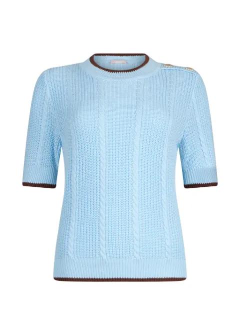 cable knit top by LIU JO