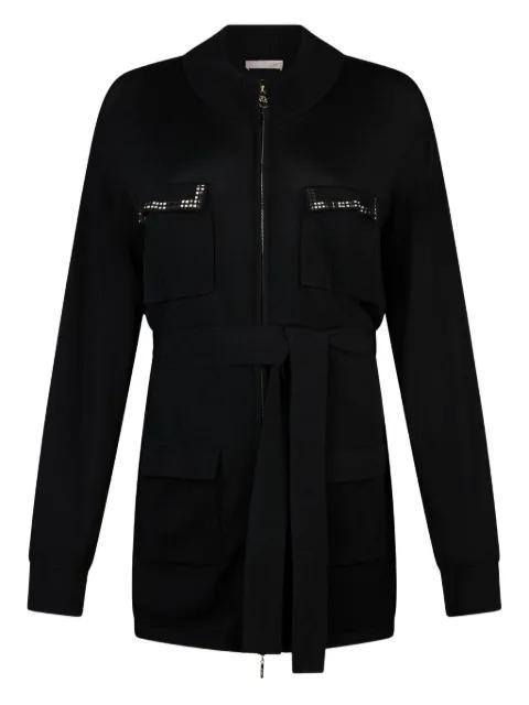cardigan with zip and belt by LIU JO