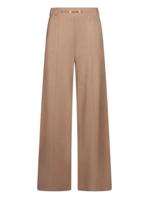chain-detail knitted trousers by LIU JO