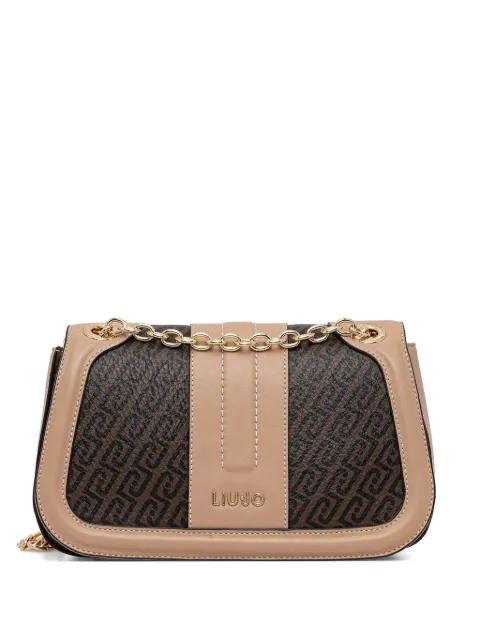 chain patterned satchel by LIU JO